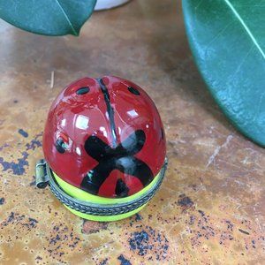 Vintage Lady Bug Limouge/Pill Box